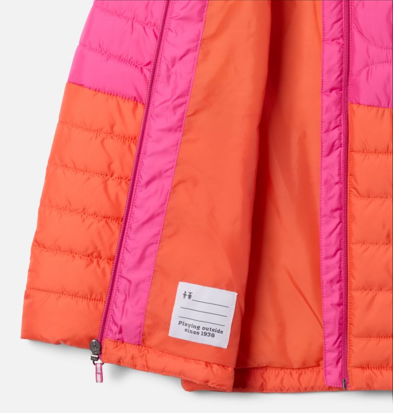 Girls' Humphrey Hills II Puffer, Color: Pink Ice, Zing, image 3