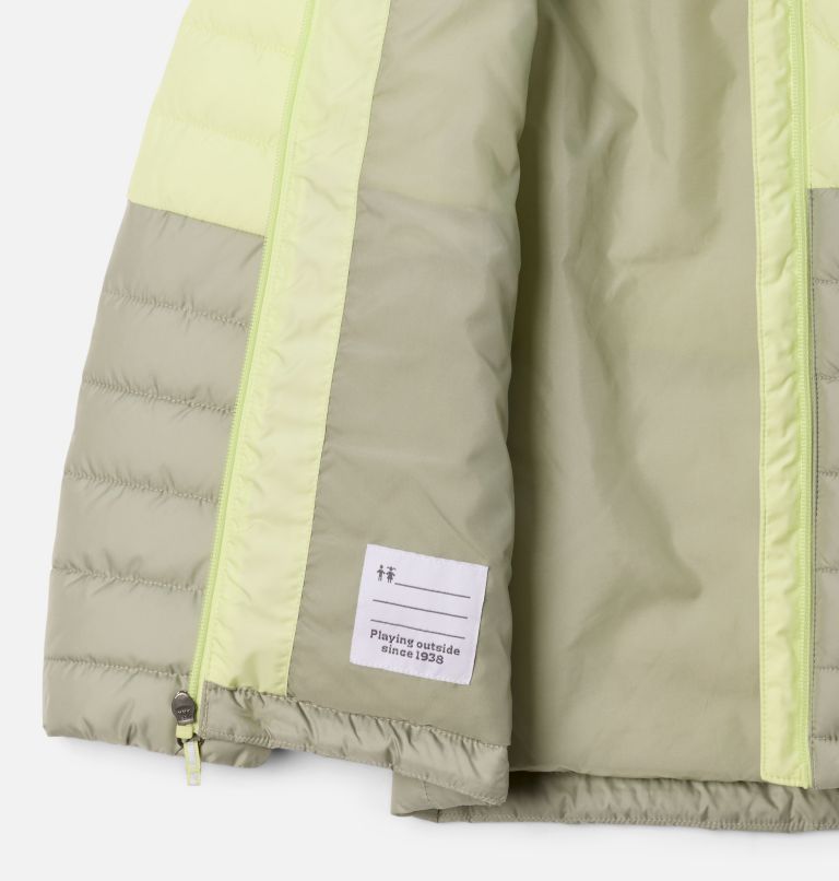 Girls' Humphrey Hills II Puffer, Color: Spring Yellow, Safari, image 3