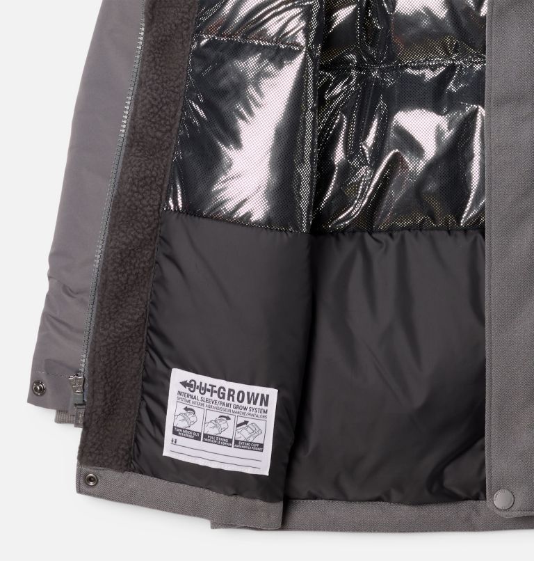 Boys' Boundary Bay Down Parka, Color: City Grey, image 3