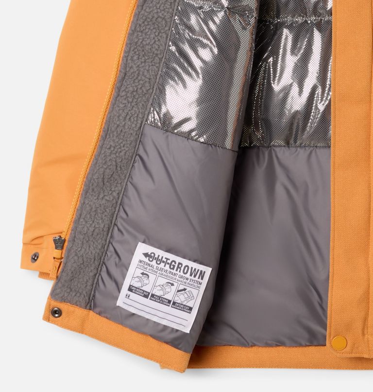 Boys' Boundary Bay Down Parka, Color: Sunstone, image 3