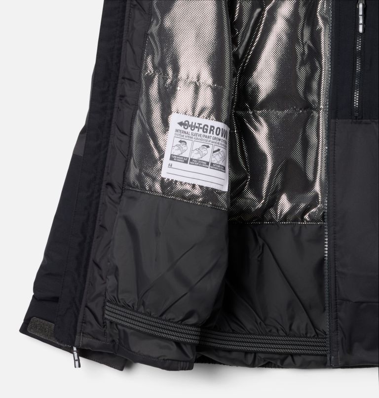 Boys' Snow Problem Jacket, Color: Shark, Black, image 3