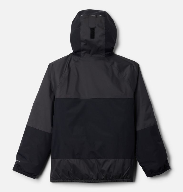Boys' Snow Problem Jacket, Color: Shark, Black, image 2