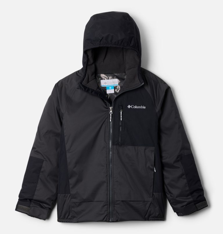 Boys' Snow Problem Jacket, Color: Shark, Black, image 1