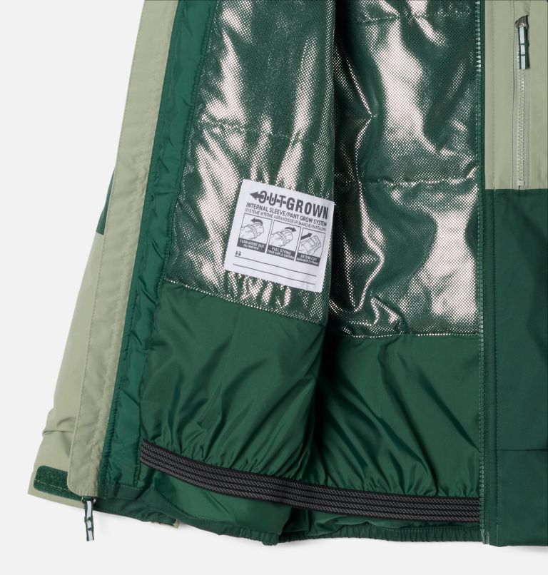 Boys' Snow Problem Jacket, Color: Rain Forest, Safari, image 3