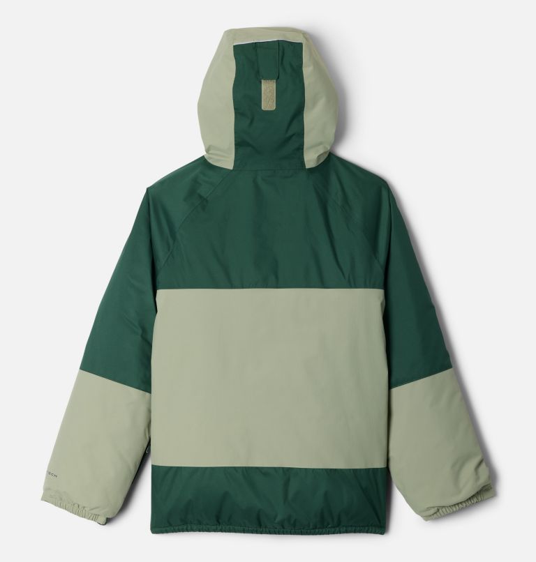 Boys' Snow Problem Jacket, Color: Rain Forest, Safari, image 2
