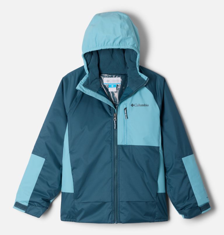 Boys' Snow Problem Jacket, Color: Everblue, Vintage Blue, image 1