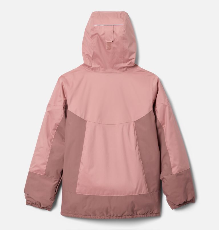 Girls' Snow Problem Jacket, Color: Eraser Pink, Fig, image 2