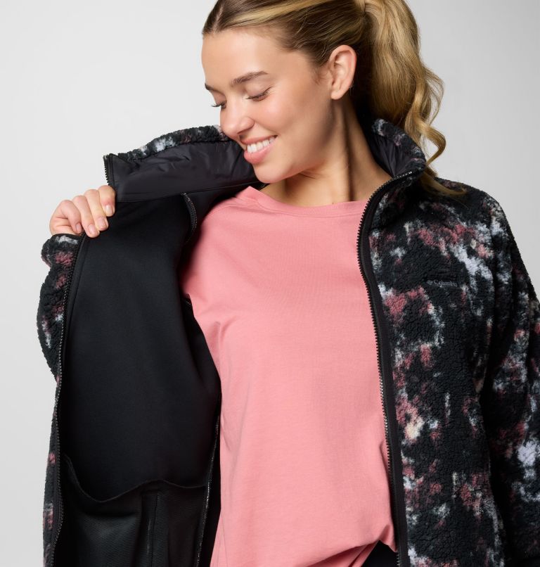 Women's Winter Warmth Full Zip Jacket, Color: Snowdrift Timberwild, image 6