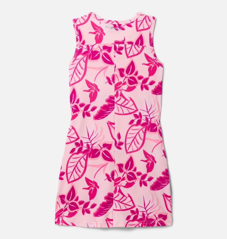 Girls' Chill River Printed Dress, Color: Satin Pink Pasteled, image 2