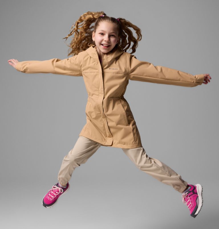 Girls' Hikebound Long Jacket, Color: Canoe, image 7