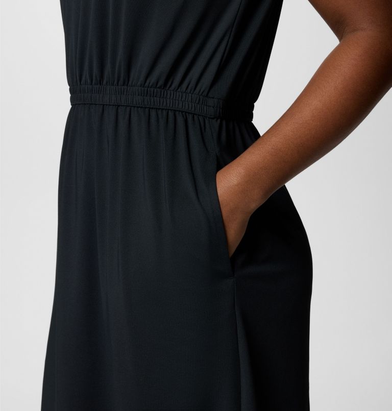 Women's Chill River Short Sleeve Dress, Color: Black, image 6