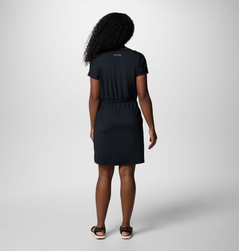 Women's Chill River Short Sleeve Dress, Color: Black, image 2