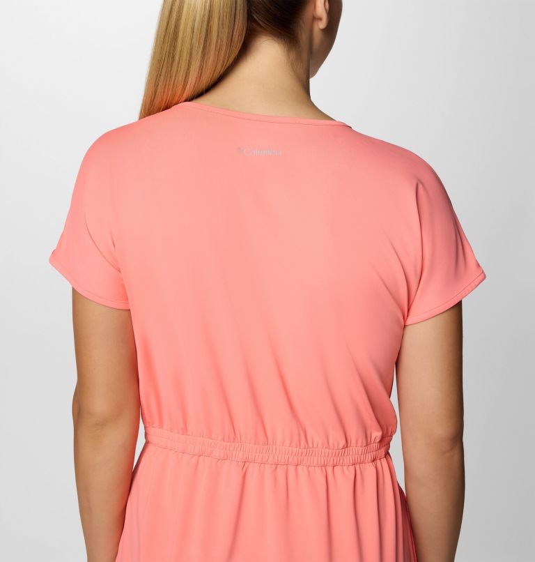 Women's Chill River Short Sleeve Dress, Color: Alpenglow, image 5