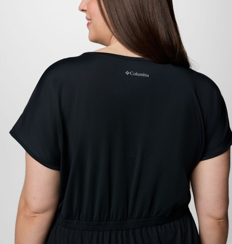 Women's Chill River Short Sleeve Dress - Plus Size, Color: Black, image 5