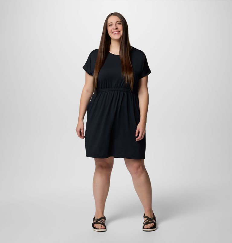 Women's Chill River Short Sleeve Dress - Plus Size, Color: Black, image 1