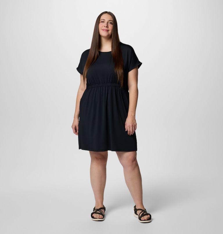 Women's Chill River Short Sleeve Dress - Plus Size, Color: Black, image 6