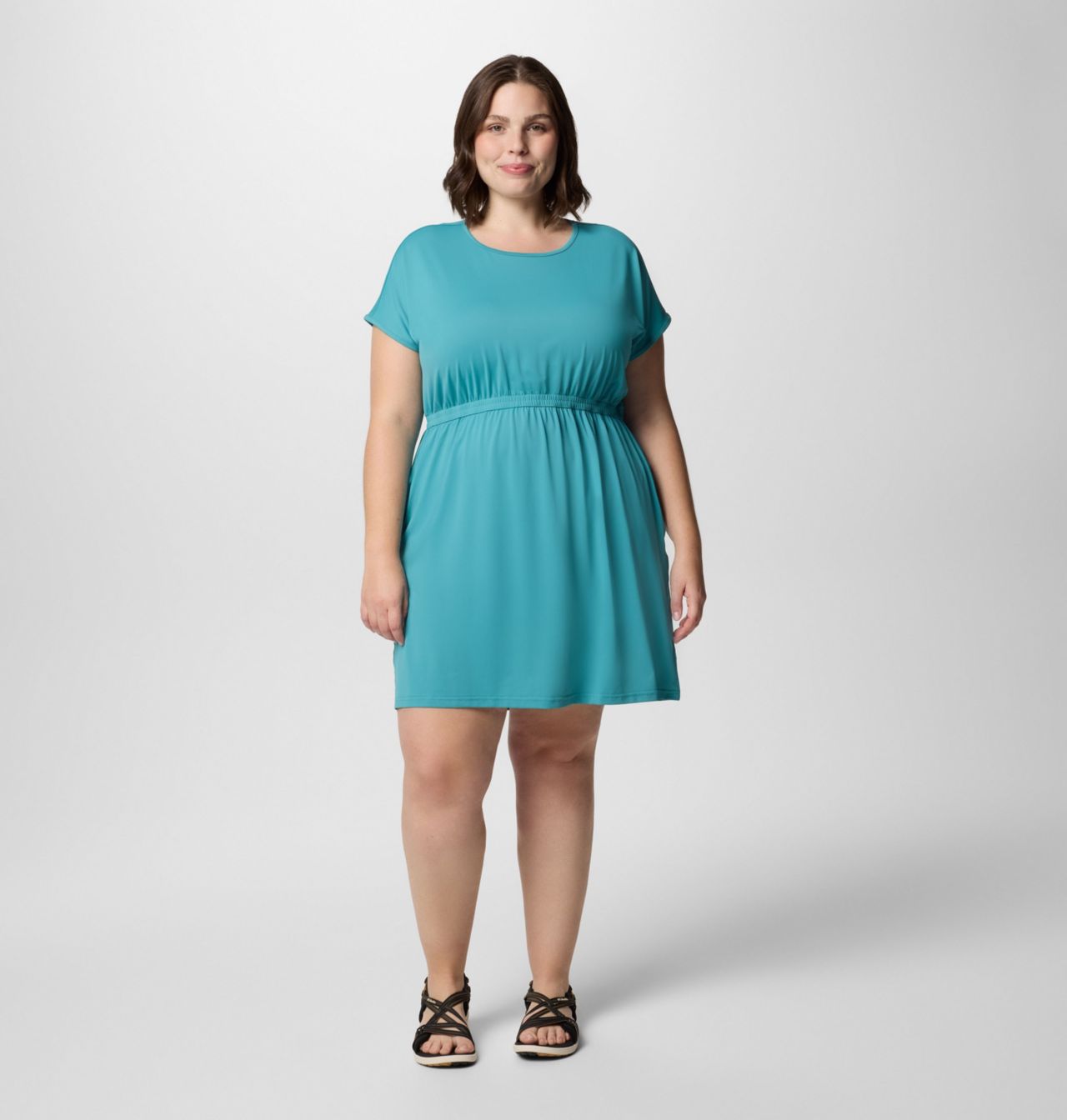 Femme Robe à manches courtes Chill River™ - Grandes tailles 1
