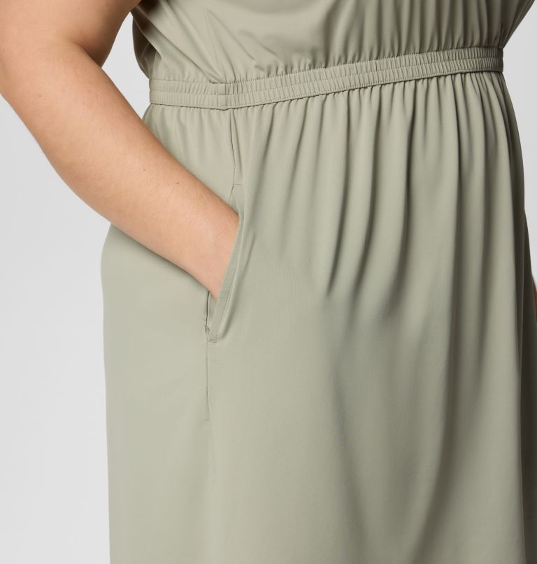 Women's Chill River Short Sleeve Dress - Plus Size, Color: Safari, image 6