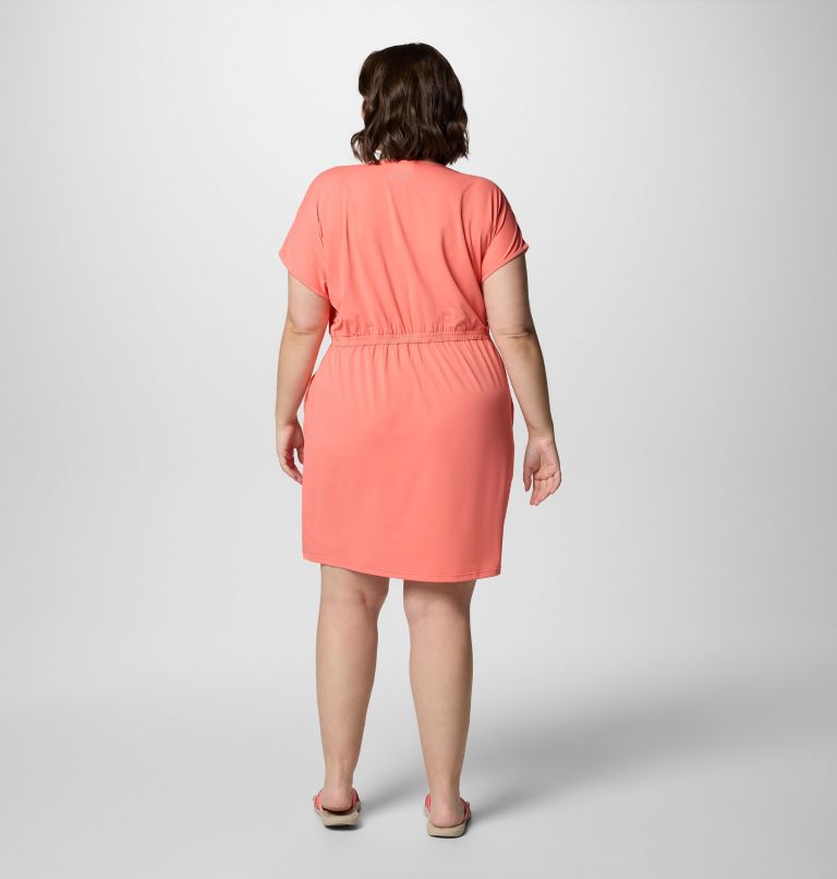 Women's Chill River Short Sleeve Dress - Plus Size, Color: Alpenglow, image 2