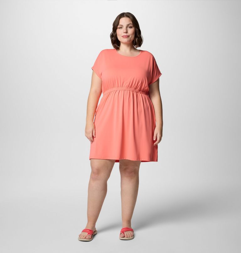Women's Chill River Short Sleeve Dress - Plus Size, Color: Alpenglow, image 1