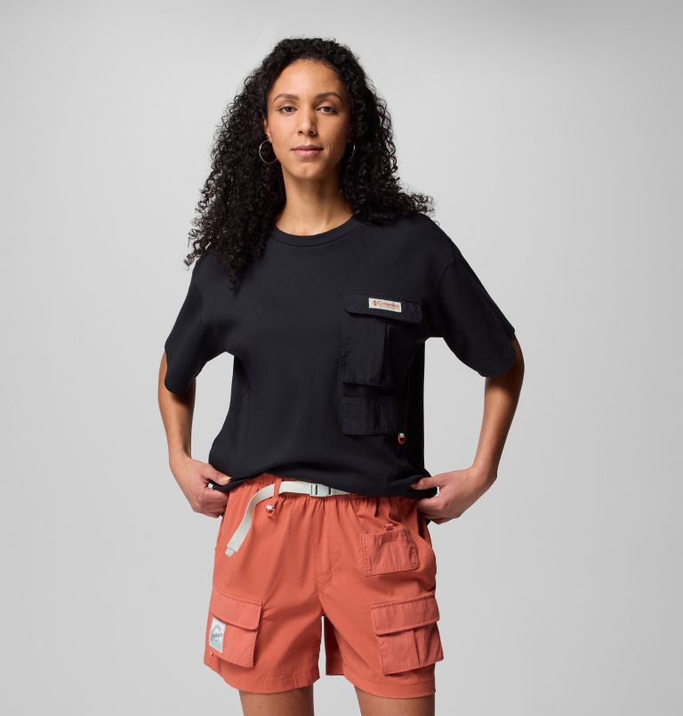 Camiseta con bolsillo unisex Cove Beach, Color: Black, image 11