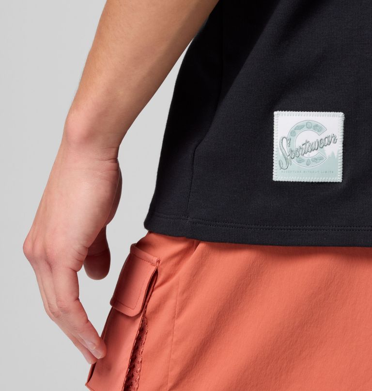 Camiseta con bolsillo unisex Cove Beach, Color: Black, image 12