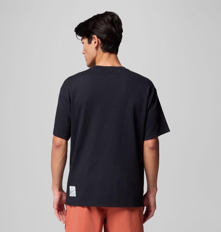 Camiseta con bolsillo unisex Cove Beach, Color: Black, image 2