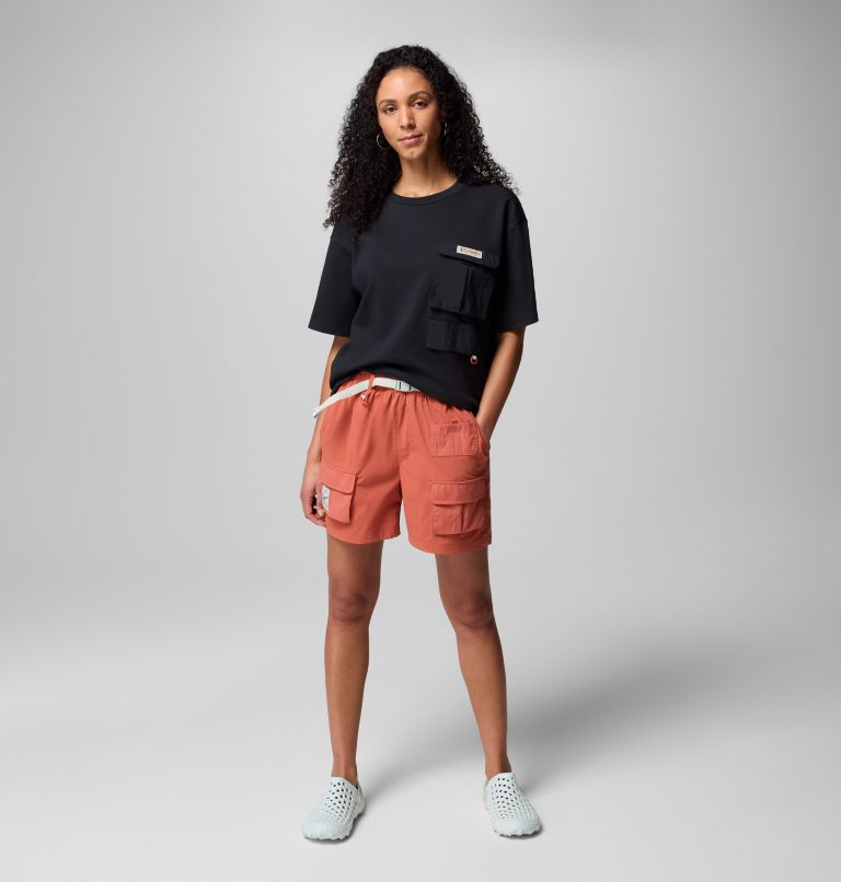 Camiseta con bolsillo unisex Cove Beach, Color: Black, image 14