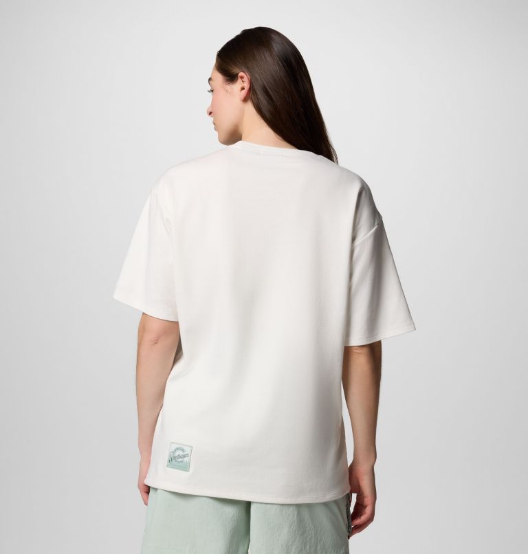 Unisex Cove Beach Pocket T-Shirt, Color: Sea Salt, Cool Green, image 8