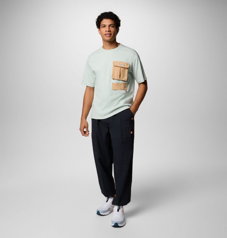 Camiseta con bolsillo unisex Cove Beach, Color: Cool Green, Canoe, image 3
