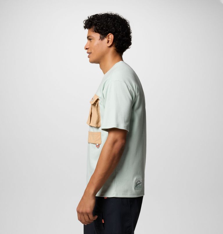Camiseta con bolsillo unisex Cove Beach, Color: Cool Green, Canoe, image 5