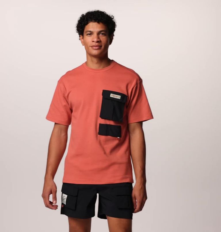 Cove Beach Pocket T-Shirt, Color: Mars, Black