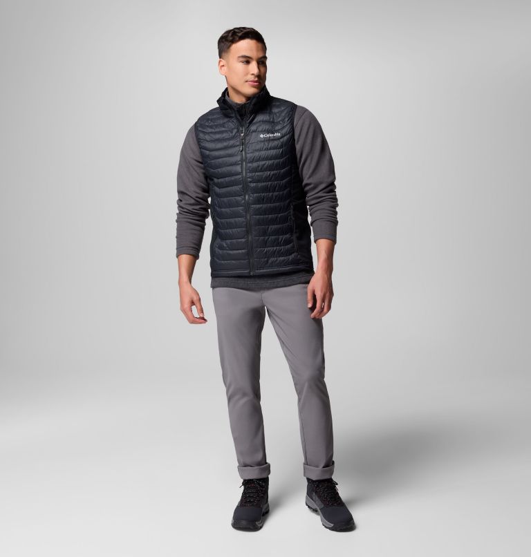 Doudoune Hybride Sans Manches Powder Pass Homme, Color: Black, image 8