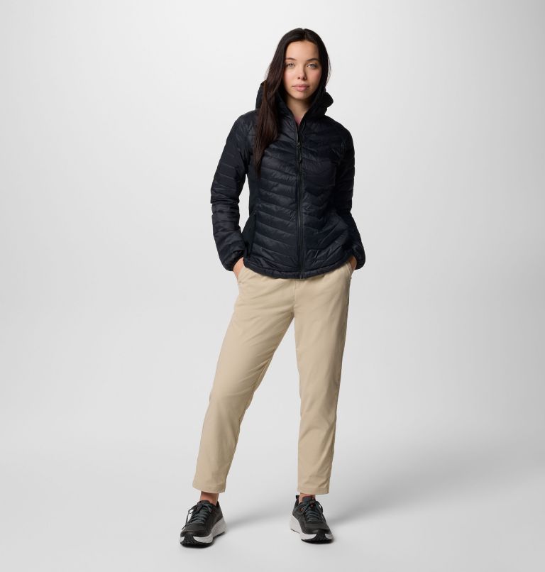Women's Powder Pass II Hybrid Hooded Jacket, Color: Black, image 7