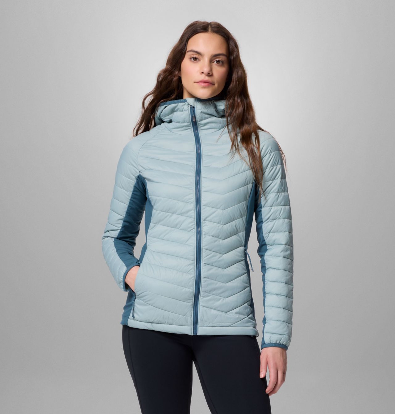 Manteau  capuchon hybride Powder PassII, Columbia