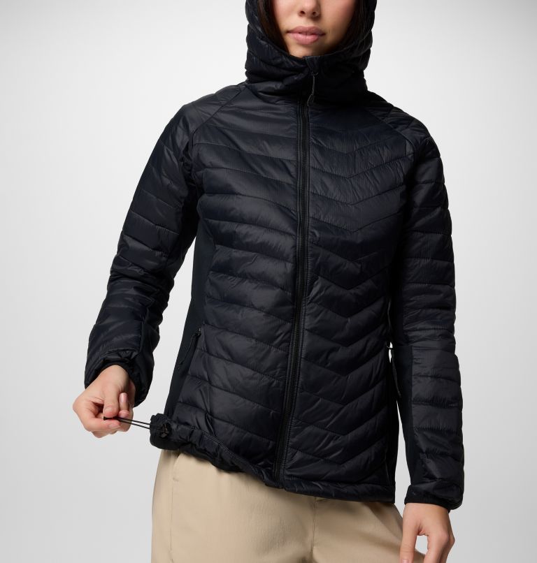 Powder Pass II Hybrid Hooded Jacket, Color: Black, image 5
