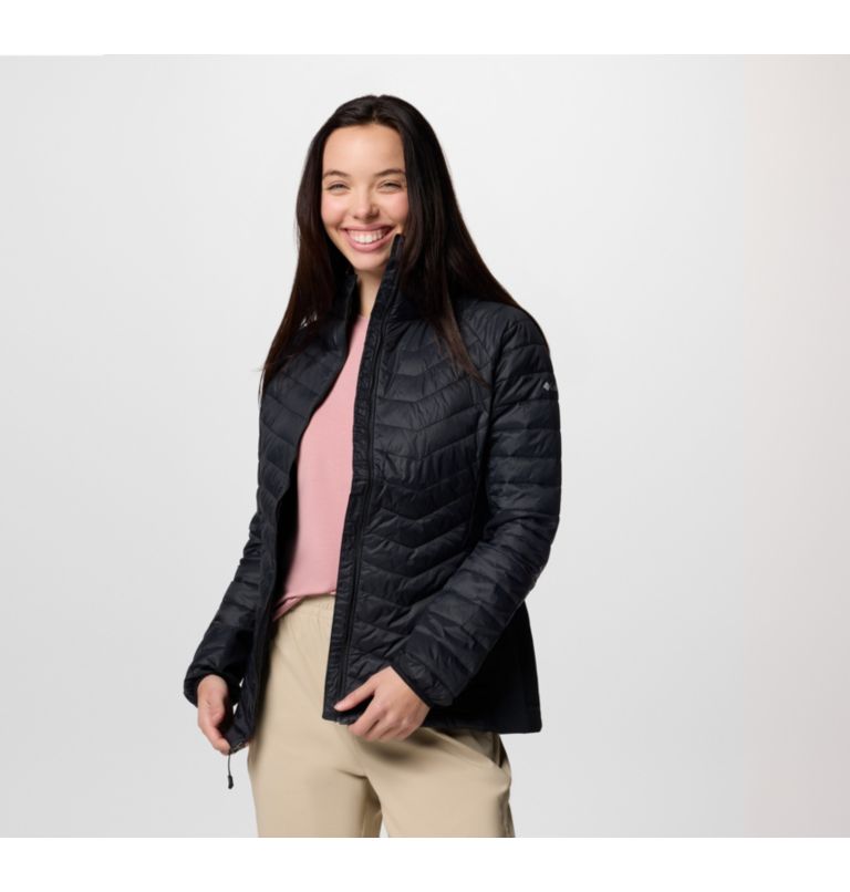 Powder Pass II Hybrid Hooded Jacket, Color: Black, image 6