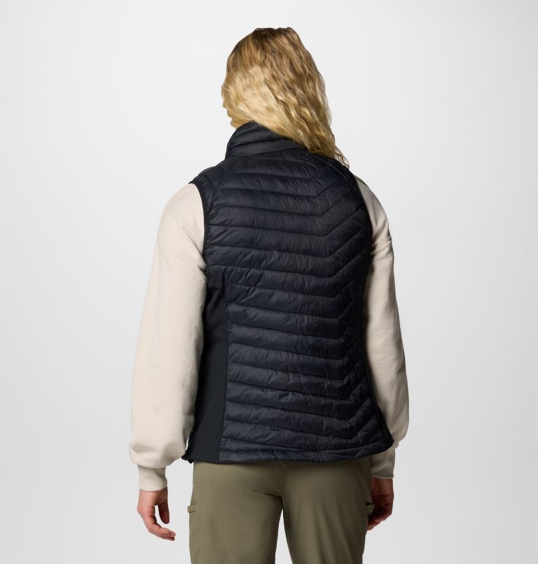 Doudoune Hybride Sans Manches Powder Pass II Femme, Color: Black, image 2