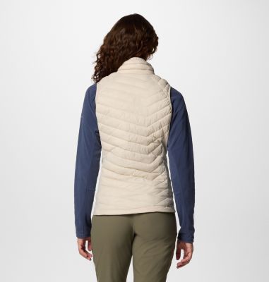Women's Powder Pass II Hybrid Puffer Gilet, Color: Dark Stone, image 14