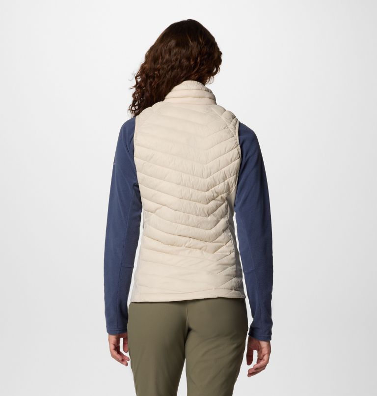 Women's Powder Pass II Hybrid Puffer Gilet, Color: Dark Stone, image 2