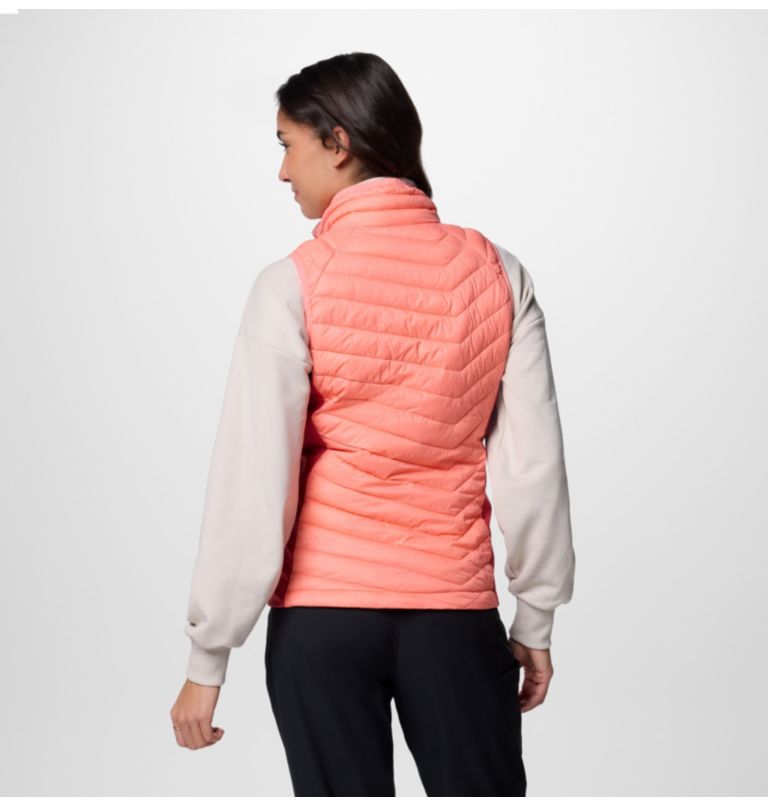Doudoune Hybride Sans Manches Powder Pass II Femme, Color: Alpenglow, Daredevil, image 2
