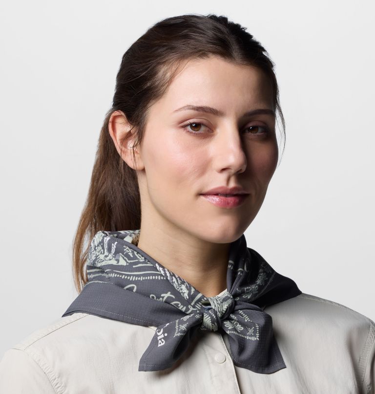 Unisex Skien Valley Bandana, Color: Dark Stone, image 4