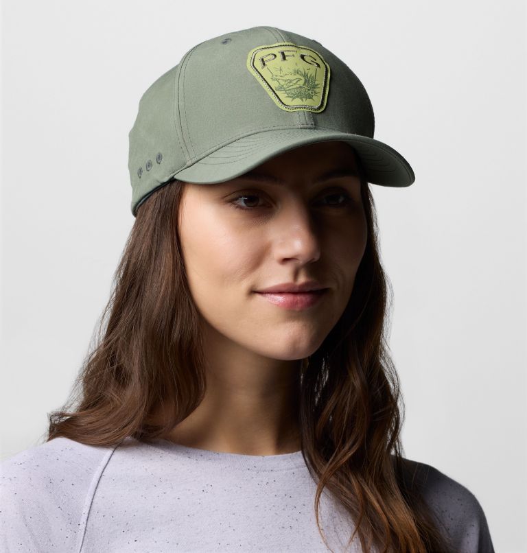 Unisex PFG Uncharted Ball Cap, Color: Cypress, Dark Stone, PFG Gear Gator, image 5