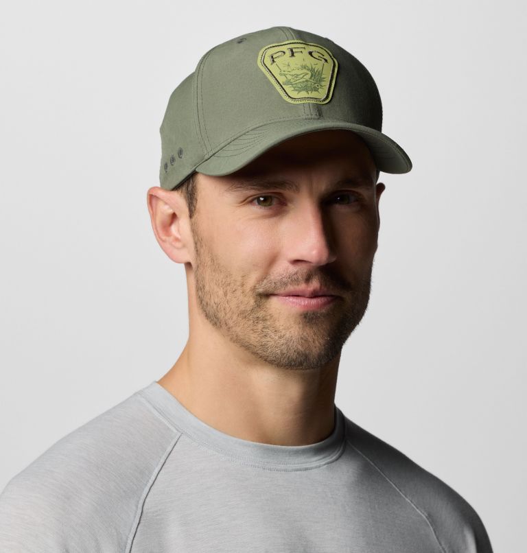 Unisex PFG Uncharted Ball Cap, Color: Cypress, Dark Stone, PFG Gear Gator, image 3
