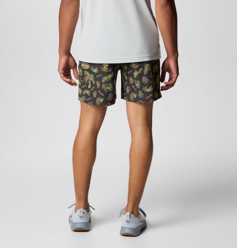 Men's PFG Rambler Printed Water Shorts, Color: Shark Everglades, image 3