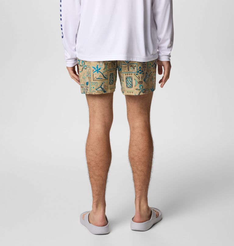 Men's PFG Rambler Printed Water Shorts, Color: Beach Bajabound, image 3