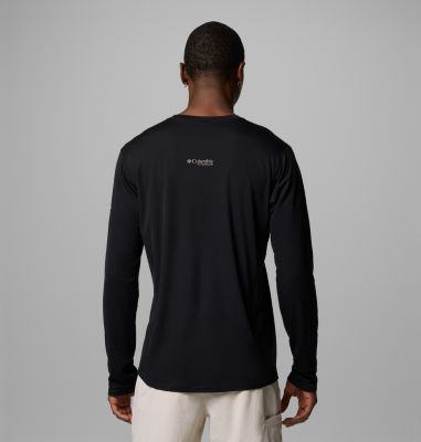 Men's Cirque River Pro Long Sleeve Crew Shirt, Color: Black, image 11