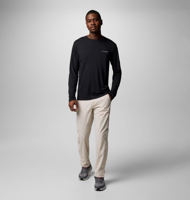 Men's Cirque River Pro Long Sleeve Crew Shirt, Color: Black, image 2