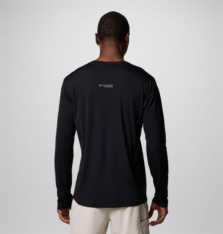 Men's Cirque River Pro Long Sleeve Technical T-Shirt, Color: Black, image 2