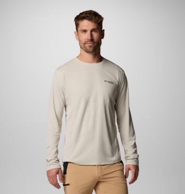 Men's Cirque River Pro Long Sleeve Technical T-Shirt, Color: Dark Stone, image 1